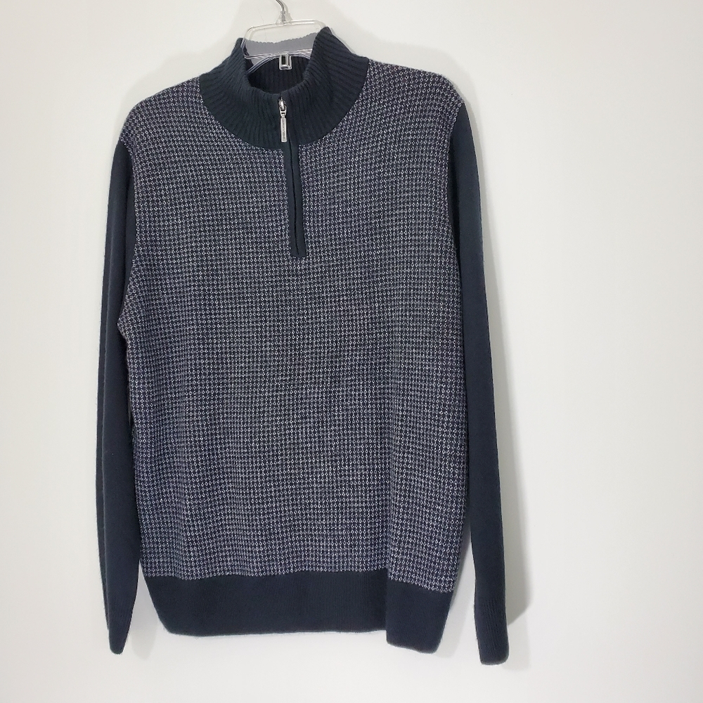 NWT Geoffrey Been Black/White Sweater, Medium